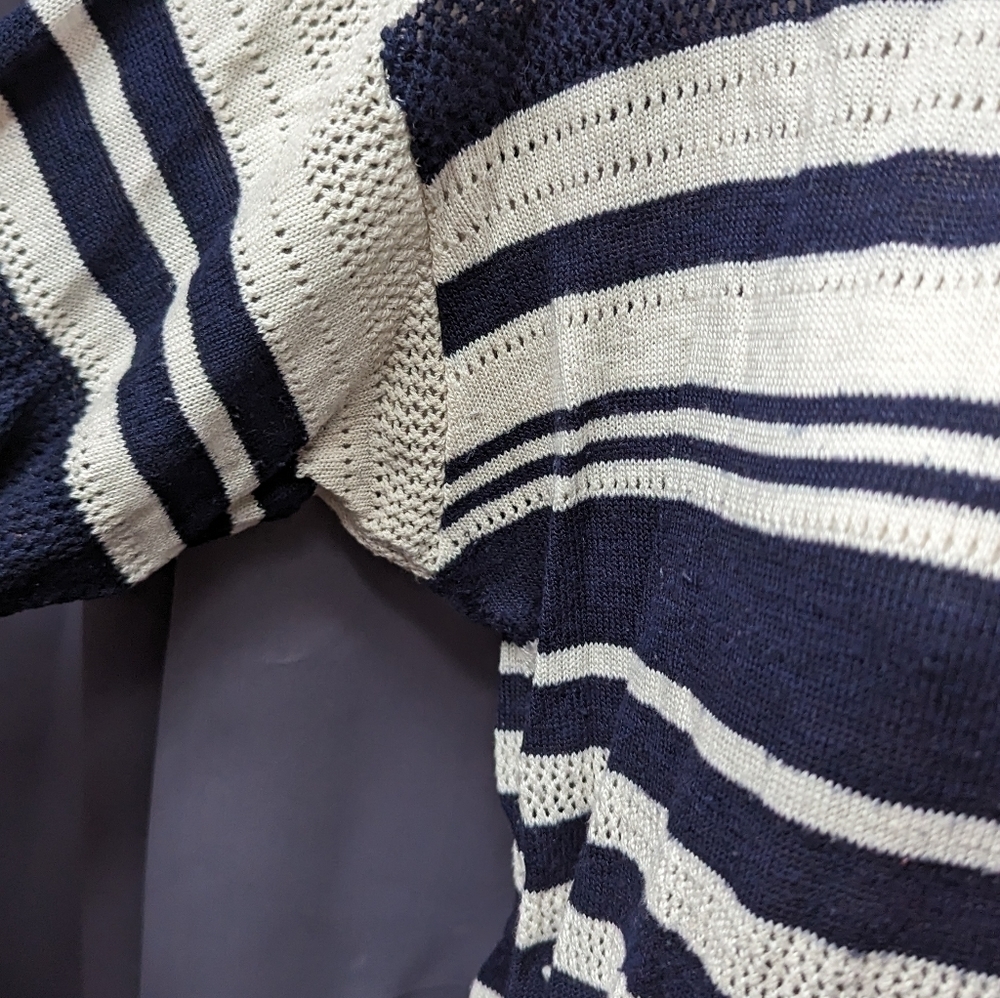 Motherhood Maternity Striped Babydoll Sweater Sz L - Picture 5 of 13